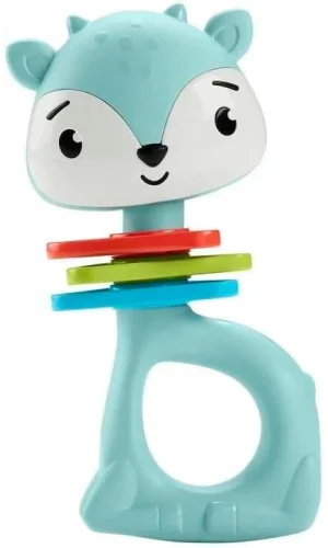 Fisher Price Eğlenceli Dostlar Çıngıraklı Dişlik - Tırtıklı Ceylan HJW11-HKD68