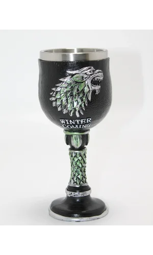 Game Of Thrones House Stark 3D Kabartmalı Çelik Kadeh Bardak