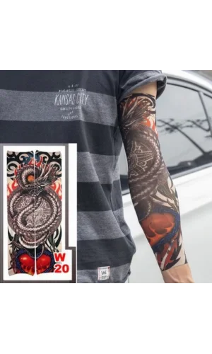 Giyilebilir Kol ve Bacak Dövmesi 3D Baskılı 2 Adet - Model 7