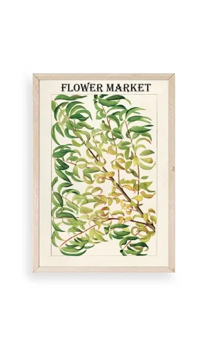 Grancica Breskve Ahşap Çerçeveli Tablo