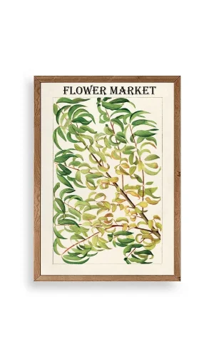 Grancica Breskve Ahşap Çerçeveli Tablo