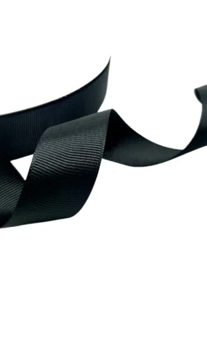 Grogren Kurdele 1 cm 10 Metre Siyah