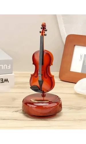 Hareketli Violin Müzik Kutusu