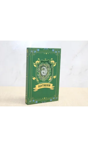 Harry Potter Slytherin Deri Defter