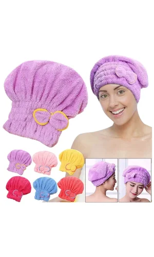 Havlu Saç Kurutma Bonesi