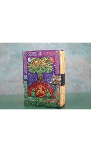 Hayat Ağacı Deri Defter Model 1