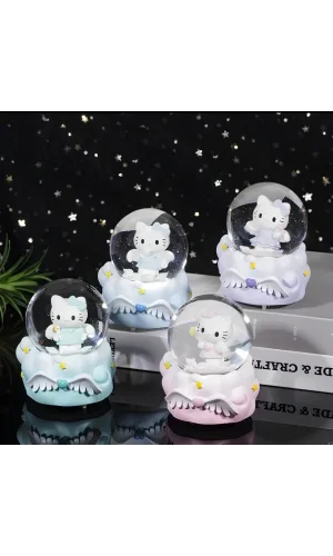 Hello Kitty Işıklı Kar Küresi 7 Cm
