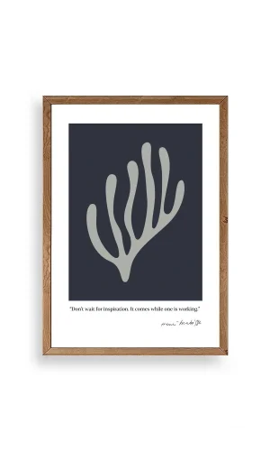 Henri Matisse Ahşap Çerçeveli Tablo