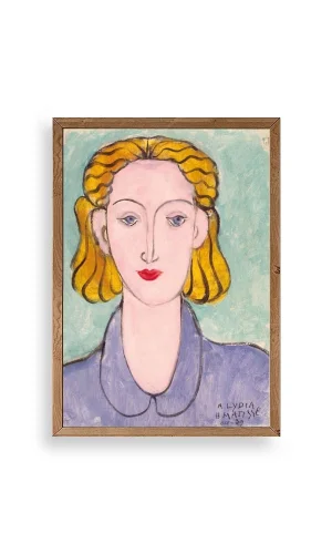 Henri Matisse Ahşap Çerçeveli Tablo