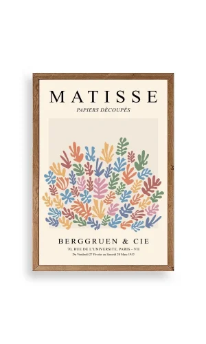 Henri Matisse Ahşap Çerçeveli Tablo