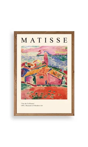 Henri Matisse Ahşap Çerçeveli Tablo