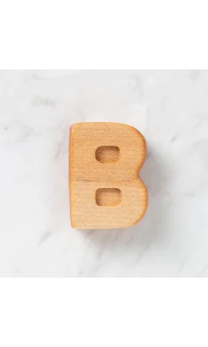 Hobi Baby Organik Ahşap Harf - B