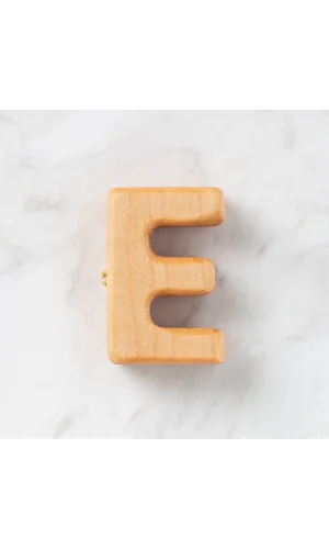 Hobi Baby Organik Ahşap Harf - E