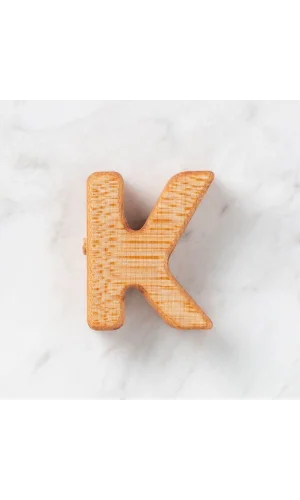 Hobi Baby Organik Ahşap Harf - K