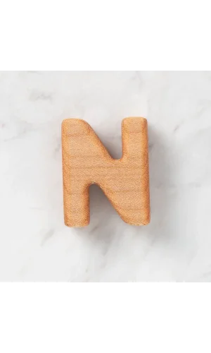 Hobi Baby Organik Ahşap Harf - N