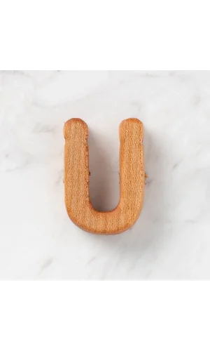 Hobi Baby Organik Ahşap Harf - Ü