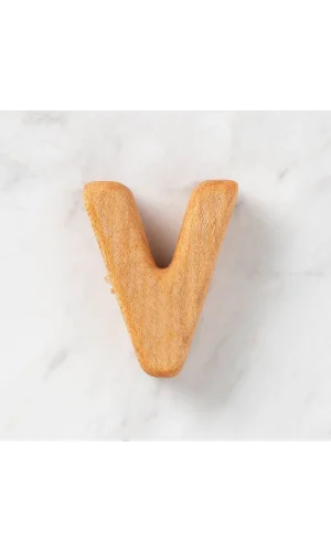 Hobi Baby Organik Ahşap Harf - V