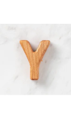 Hobi Baby Organik Ahşap Harf - Y