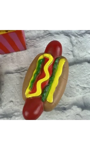 Hot Dog Sesli Köpek Oyuncağı