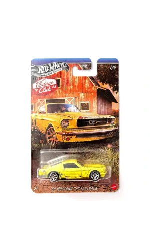 Hot Wheels Vintage Silver Series Arabalar - 65 Mustang 2+2 Fastback