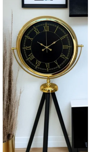 İhtişam Gold Tripod Ayaklı Saat
