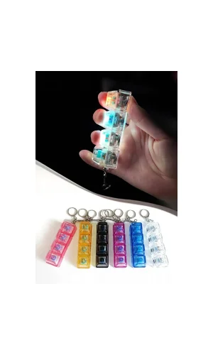 Işıklı Klavye Tuşu Switch Anahtarlık