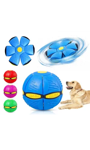 Işıklı Zıplayan Frizbi Evcil Hayvan Topu