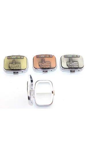 İstanbul Temalı Enfiye Kutusu Galata Kulesi Baskılı