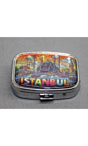 İstanbul Temalı İlaç Kutusu - Model 12