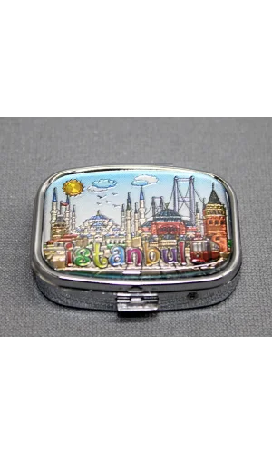 İstanbul Temalı İlaç Kutusu - Model 13
