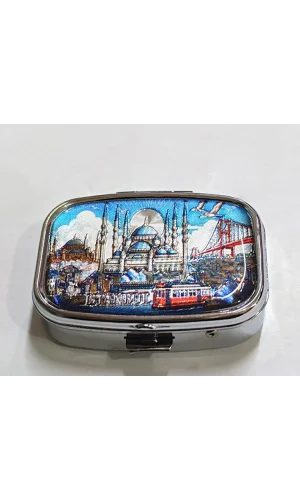 İstanbul Temalı İlaç Kutusu - Model 3