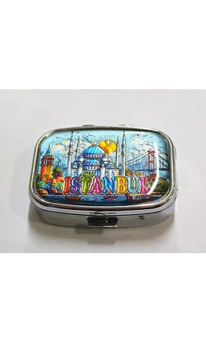 İstanbul Temalı İlaç Kutusu - Model 4
