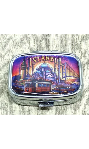 İstanbul Temalı İlaç Kutusu - Model 8