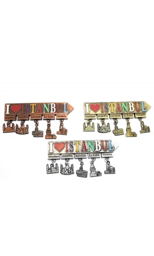 İstanbul Temalı Metal Magnet Model 7