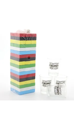 Jenga Shot Bardak Oyunu Model 1