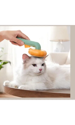 Kabak Tasarımlı Evcil Hayvan Tarağı