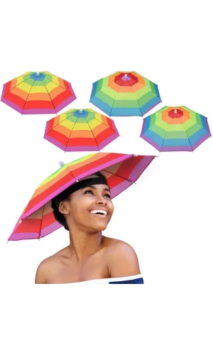 Kafa Şemsiyesi Gökkuşağı