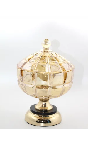 Kapaklı Cam Şekerlik Model 2