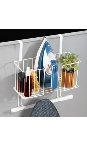 Kapı Arkası Ütü ve Ütü Masası Askısı Organizer