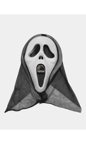 Kapşonlu Çığlık Maskesi Scream Maskesi 33x21 cm