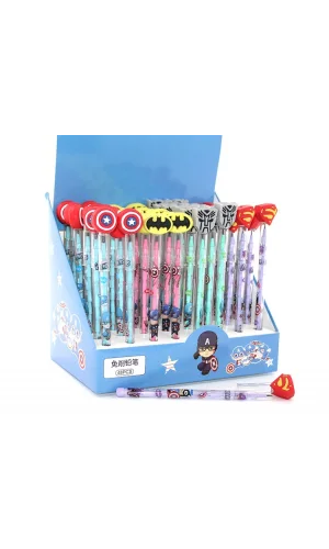 Karışık Kahraman Figürlü Yumurtlayan Kalem Model 3