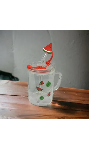 Karpuz Tasarımlı Kupa Bardak