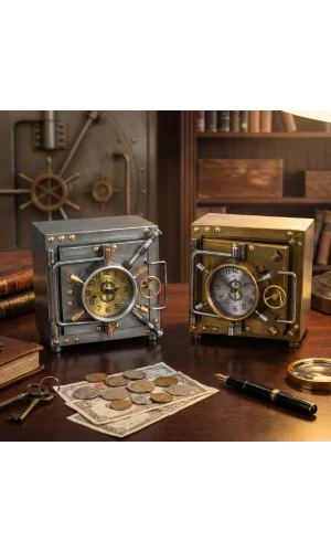 Kasa Tasarımlı Masaüstü Saat