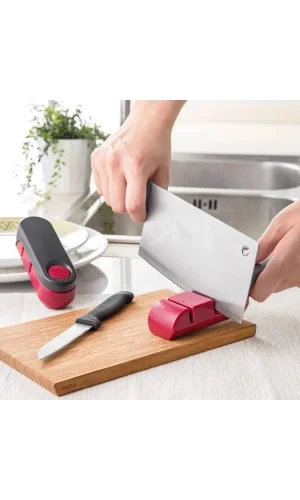 Katlanabilir Çift Aşamalı Bıçak Bileyici