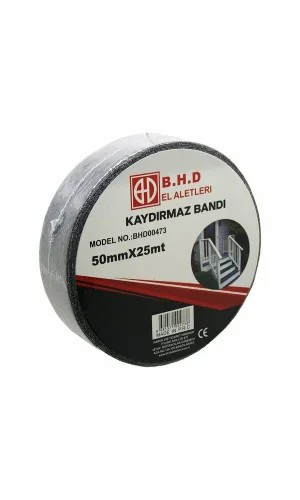 Kaydırmaz Siyah Bant 50 mm X 25 mt