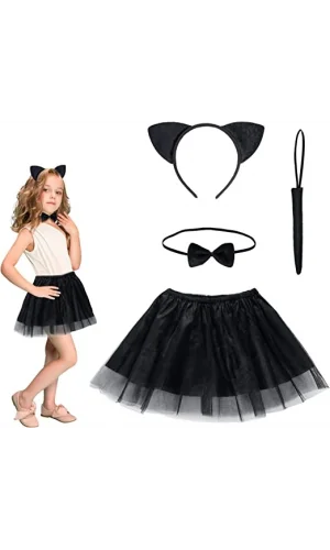 Kedi Kostüm Seti - Çocuk Boy