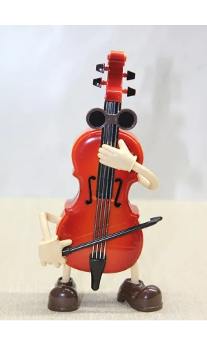 Keman Müzik Kutusu Eğlenceli Tasarım