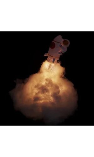 Kendin Yap Uçan Astronot Tasarımlı Gece Lambası
