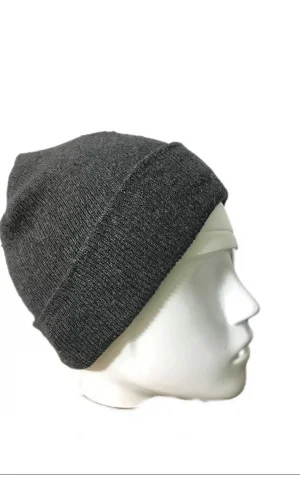 Kışlık Tam Kalıp Çocuk Triko Bere - Antrasit