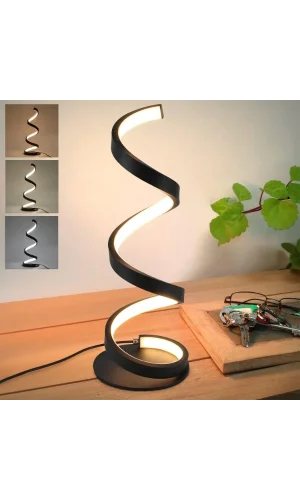 Kıvrımlı Spiral Gece Lambası